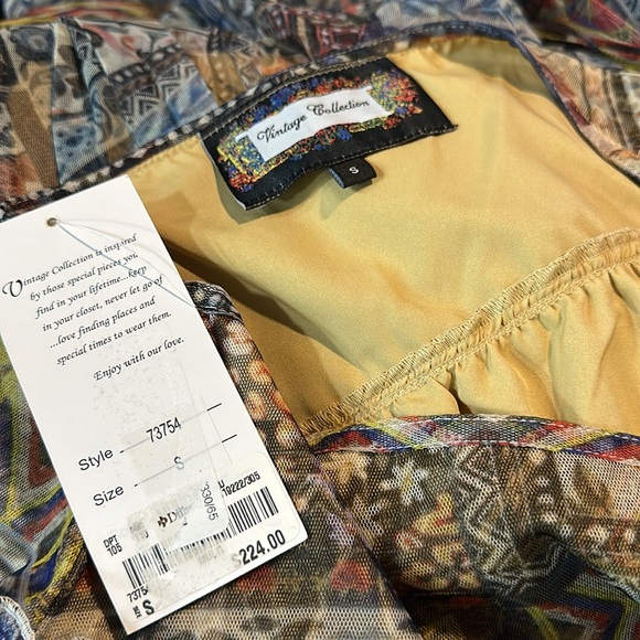 NWT Vintage Collection Nomad Mesh Midi Skirtj - Picture 6 of 6